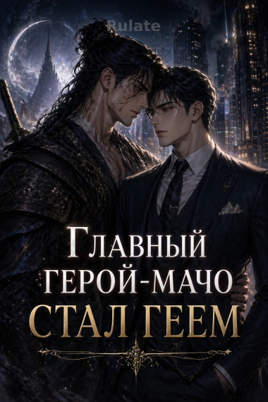 Главный герой-мачо стал геем - обложка ранобэ читать онлайн
