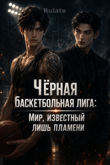 Чёрная баскетбольная лига: Мир, известный лишь пламени - обложка ранобэ читать онлайн