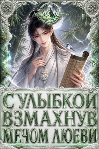 С улыбкой взмахнув мечом любви - обложка ранобэ читать онлайн