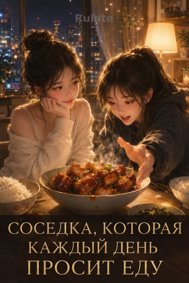 Соседка, которая каждый день клянчит еду - обложка ранобэ читать онлайн