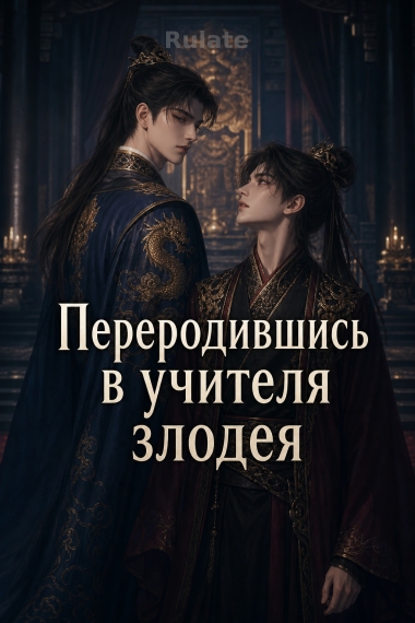 Переродившись в учителя злодея - обложка ранобэ читать онлайн