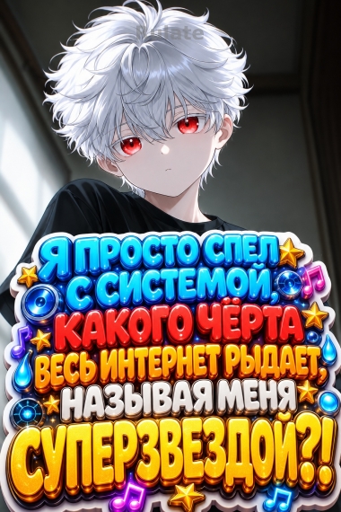 Я просто спел с Системой, какого чёрта весь интернет рыдает, называя меня Суперзвездой?! - обложка ранобэ читать онлайн