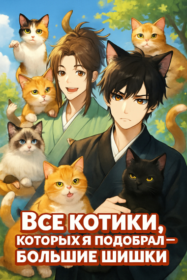 Все котики, которых я подобрал - большие шишки - обкладинка ранобе читати онлайн