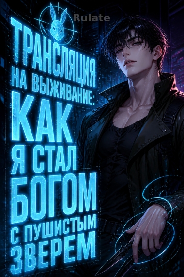 Трансляция на выживание: Как я стал богом с пушистым зверем - обкладинка ранобе читати онлайн