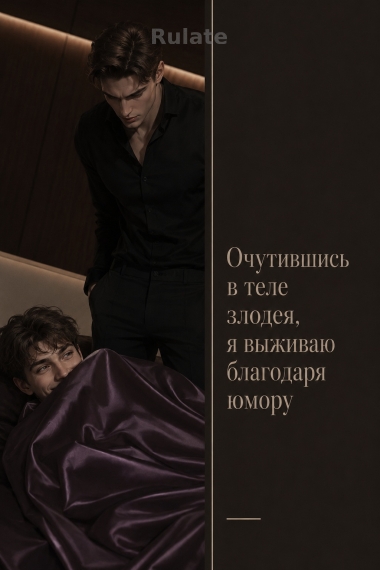 Очутившись в теле злодея, я выживаю благодаря юмору - обкладинка ранобе читати онлайн