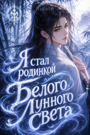 Я стал родинкой Белого Лунного Света - обкладинка ранобе читати онлайн