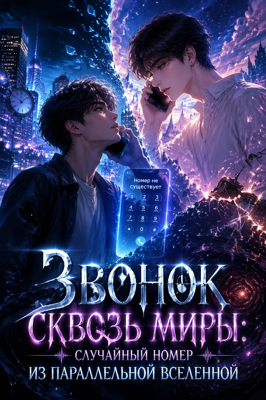 Звонок сквозь миры: Случайный номер из параллельной вселенной - обложка ранобэ читать онлайн