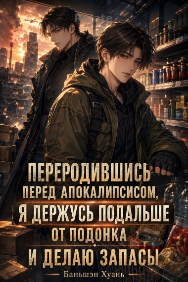 Переродившись перед апокалипсисом, я держусь подальше от подонка и делаю запасы - обкладинка ранобе читати онлайн