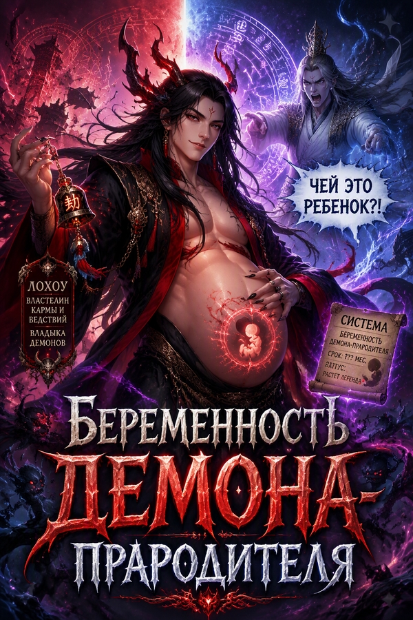 Беременность Демона-Прародителя - обкладинка ранобе читати онлайн