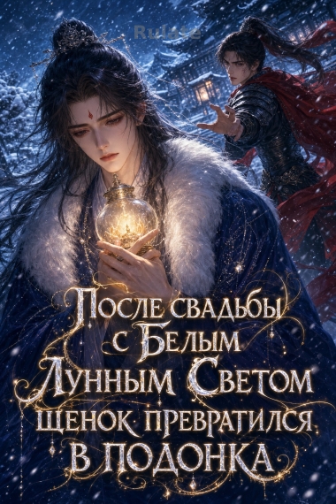 После свадьбы с Белым Лунным Светом щенок превратился в подонка - обложка ранобэ читать онлайн