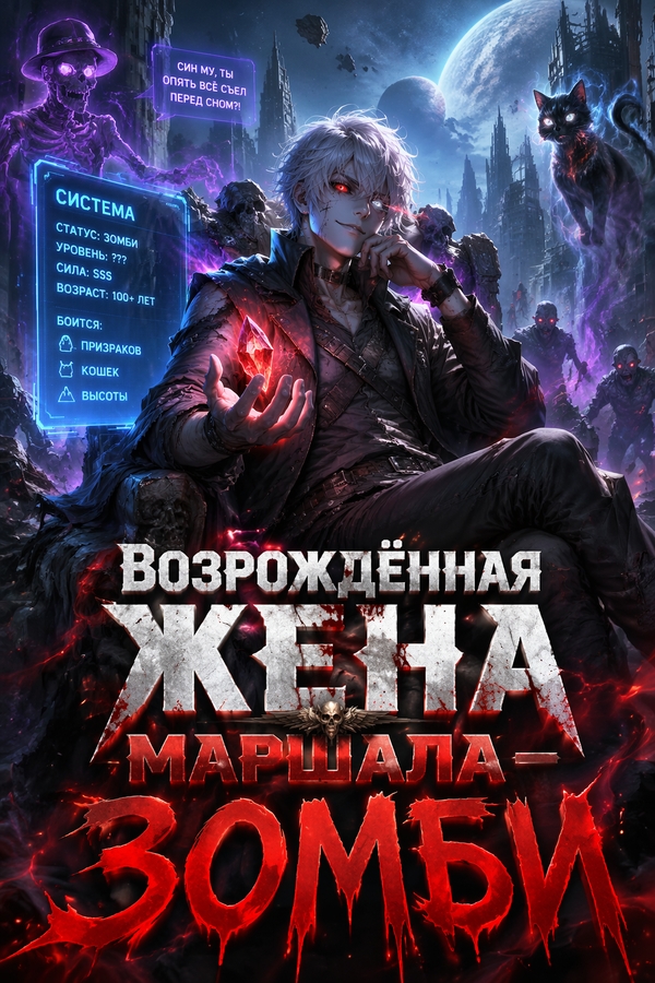 Возрождённая жена маршала — зомби - обложка ранобэ читать онлайн