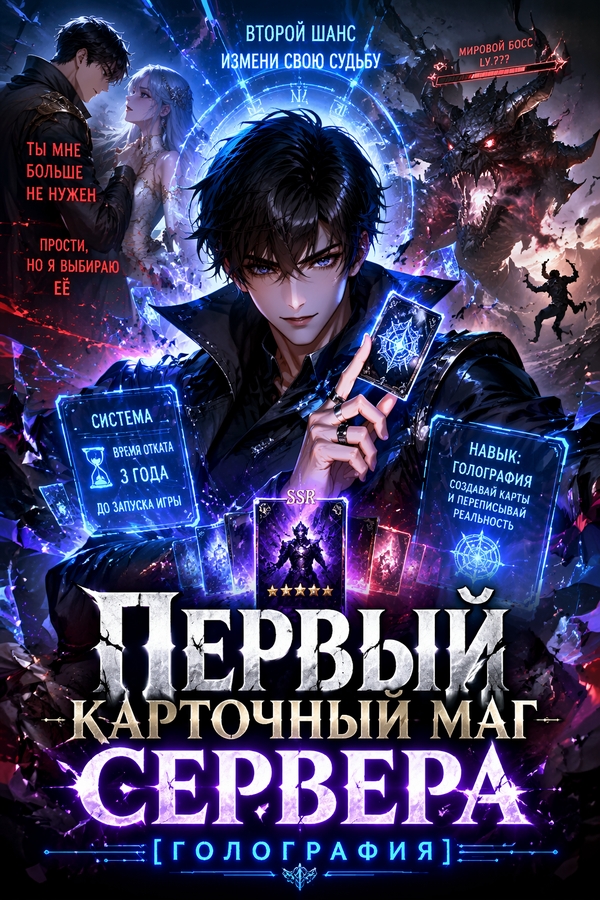 Первый карточный маг сервера [Голография] - обложка ранобэ читать онлайн