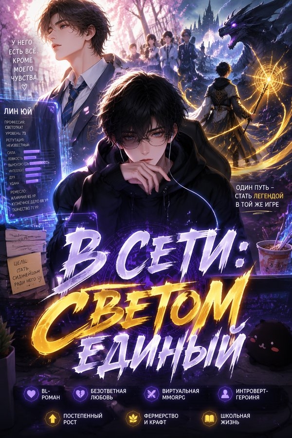 В Сети: Светом Единый - обложка ранобэ читать онлайн