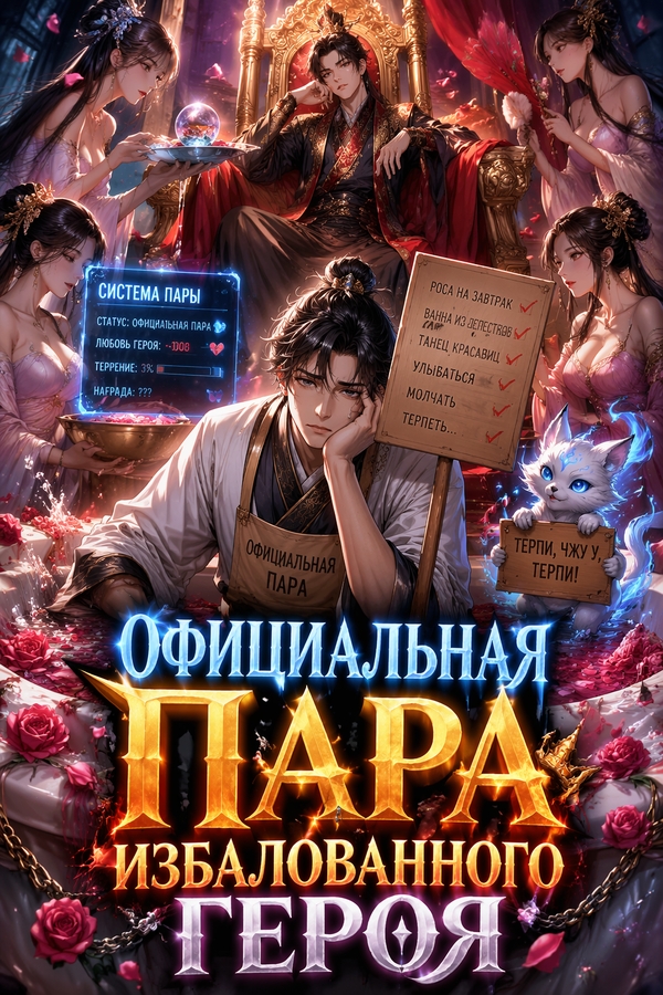 Официальная пара избалованного героя - обложка ранобэ читать онлайн