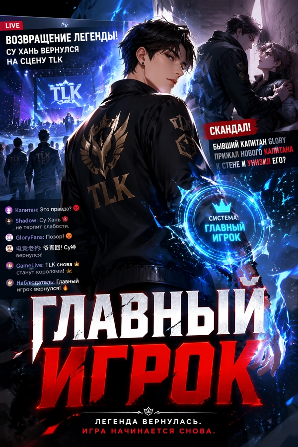 Главный игрок - обложка ранобэ читать онлайн