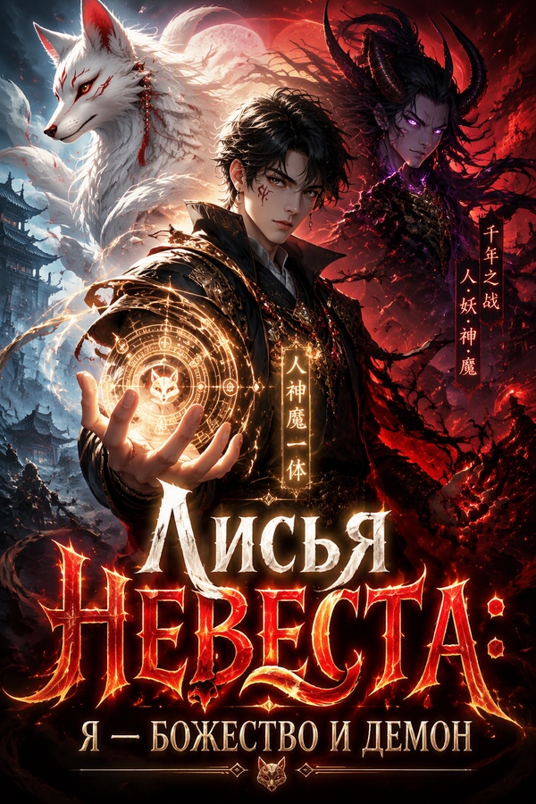 Лисья невеста: Я — божество и демон - обложка ранобэ читать онлайн