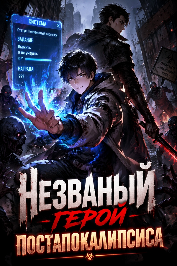 Незваный герой постапокалипсиса - обложка ранобэ читать онлайн