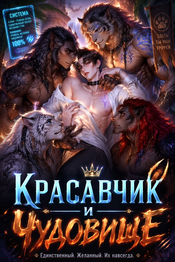 Красавчик и Чудовище - обкладинка ранобе читати онлайн
