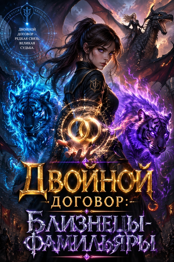 Двойной договор: Близнецы-фамильяры - обложка ранобэ читать онлайн