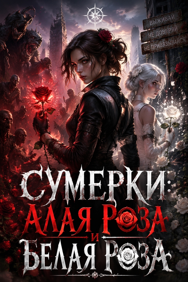 Сумерки: Алая роза и Белая роза - обложка ранобэ читать онлайн