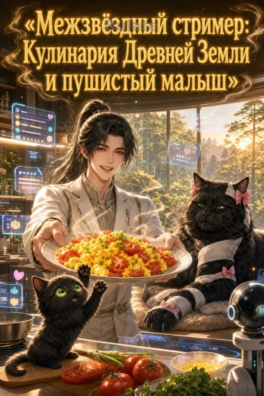 Межзвёздный стример: Кулинария Древней Земли и пушистый малыш - обложка ранобэ читать онлайн