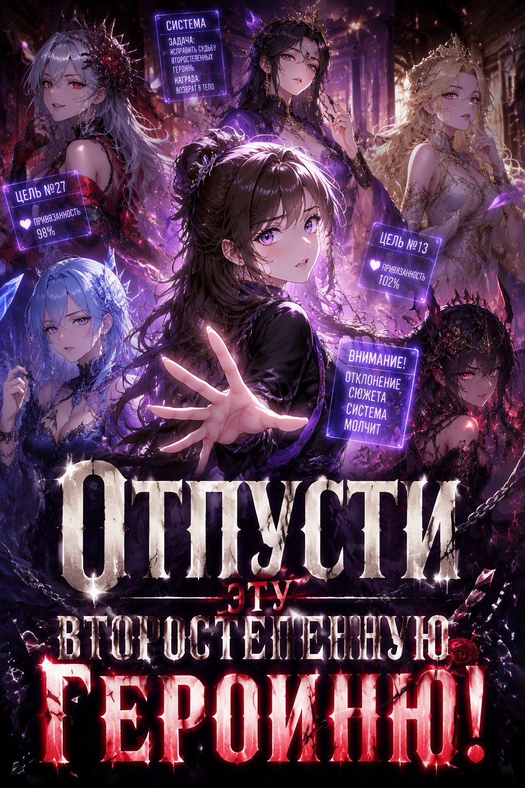 Отпусти эту второстепенную героиню! - обложка ранобэ читать онлайн