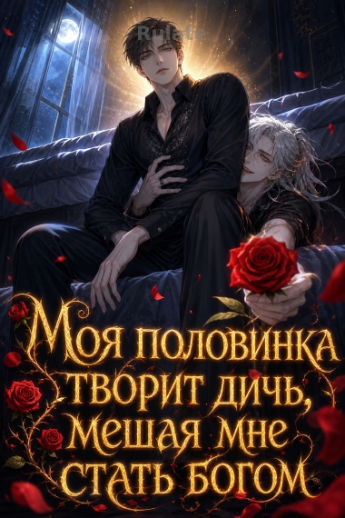 Моя половинка творит дичь, мешая мне стать богом - обкладинка ранобе читати онлайн