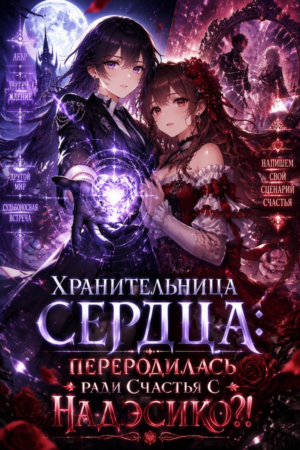 Хранительница Сердца: Переродилась ради счастья с Надэсико?! - обкладинка ранобе читати онлайн