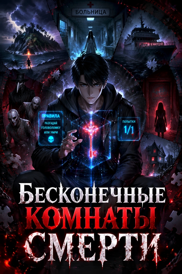 Бесконечные комнаты смерти - обложка ранобэ читать онлайн