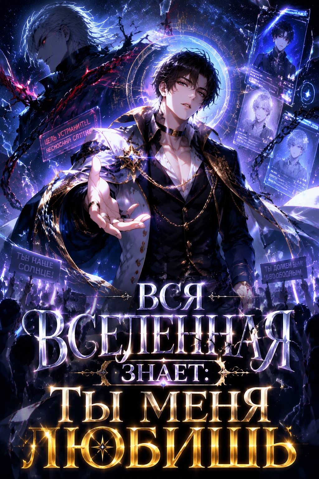 Вся Вселенная знает: ты меня любишь - обложка ранобэ читать онлайн
