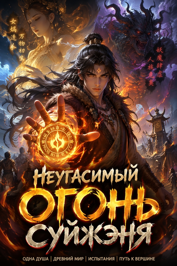Неугасимый Огонь Суйжэня - обложка ранобэ читать онлайн