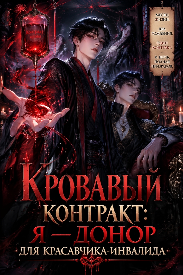 Кровавый контракт: я — донор для красавчика-инвалида - обложка ранобэ читать онлайн