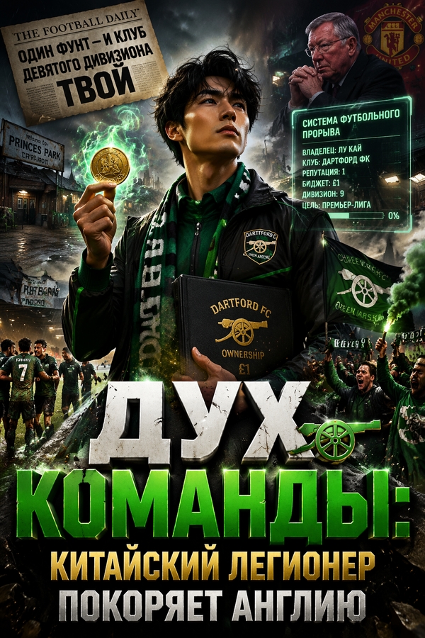 Дух команды: Китайский легионер покоряет Англию - обложка ранобэ читать онлайн
