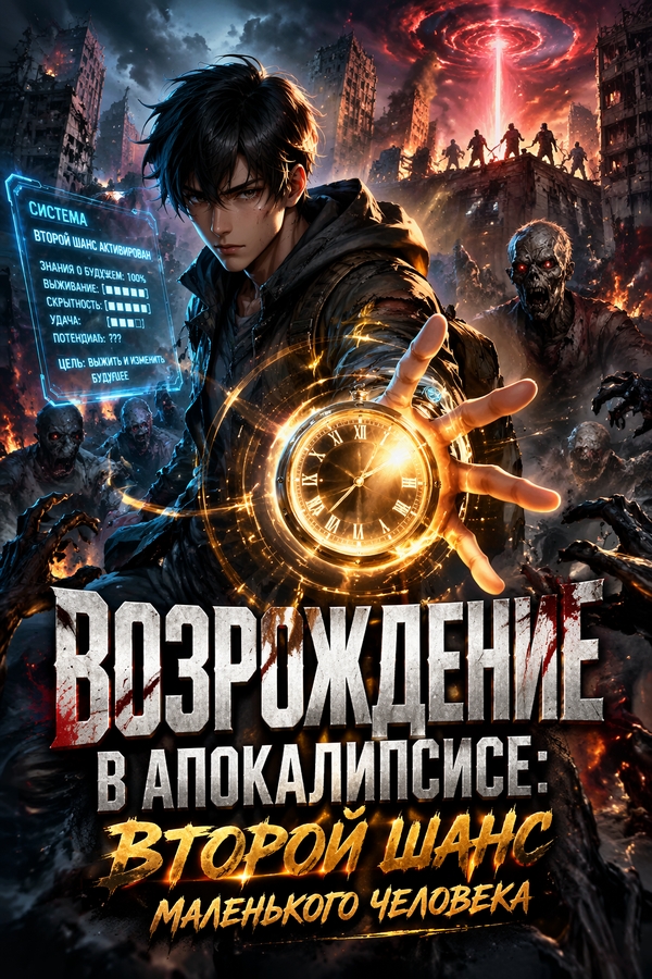 Возрождение в апокалипсисе: Второй шанс маленького человека - обложка ранобэ читать онлайн