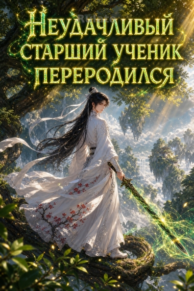 Неудачливый старший ученик переродился - обкладинка ранобе читати онлайн