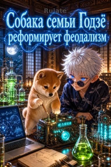 Собака семьи Годзё реформирует феодализм - обкладинка ранобе читати онлайн