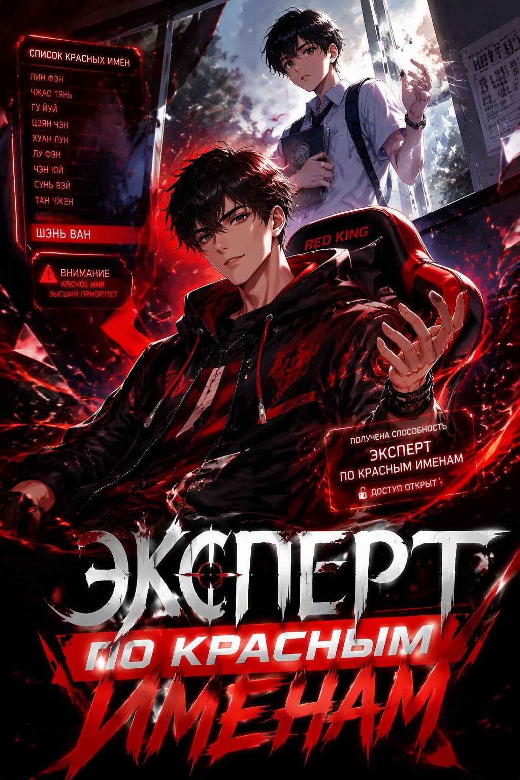 Эксперт по красным именам - обложка ранобэ читать онлайн
