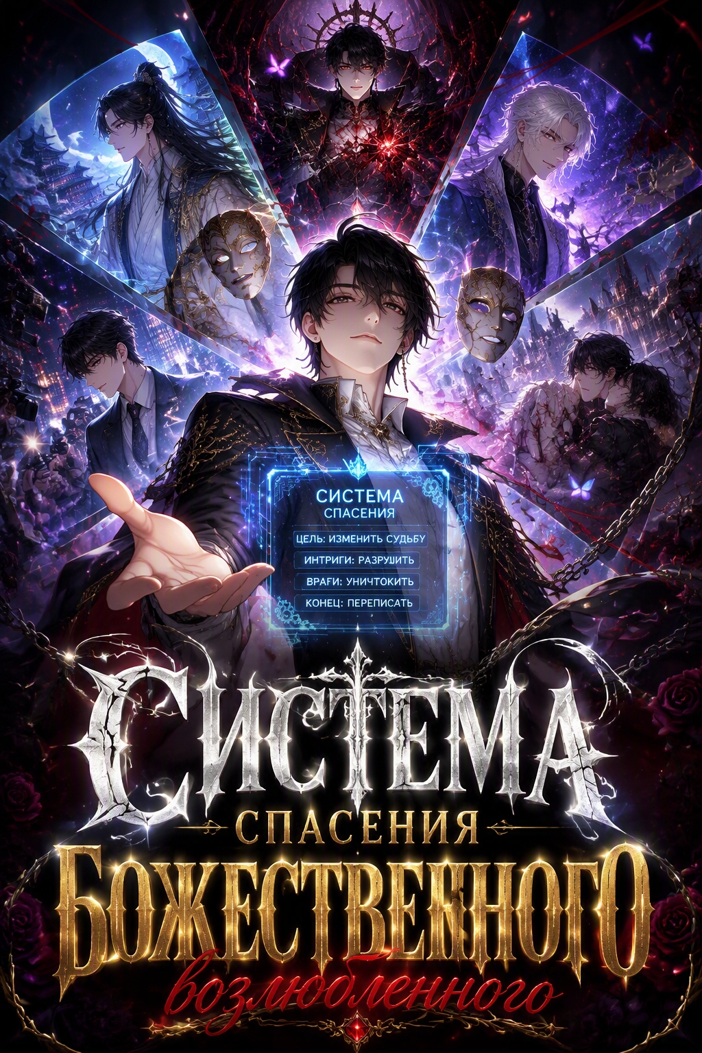Система спасения божественного возлюбленного - обложка ранобэ читать онлайн