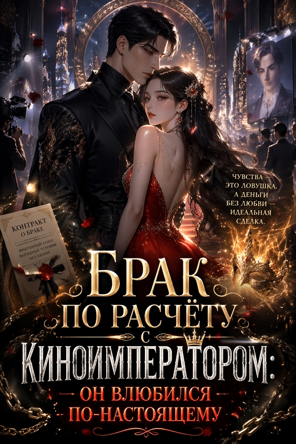 Брак по расчёту с киноимператором: он влюбился по-настоящему - обложка ранобэ читать онлайн