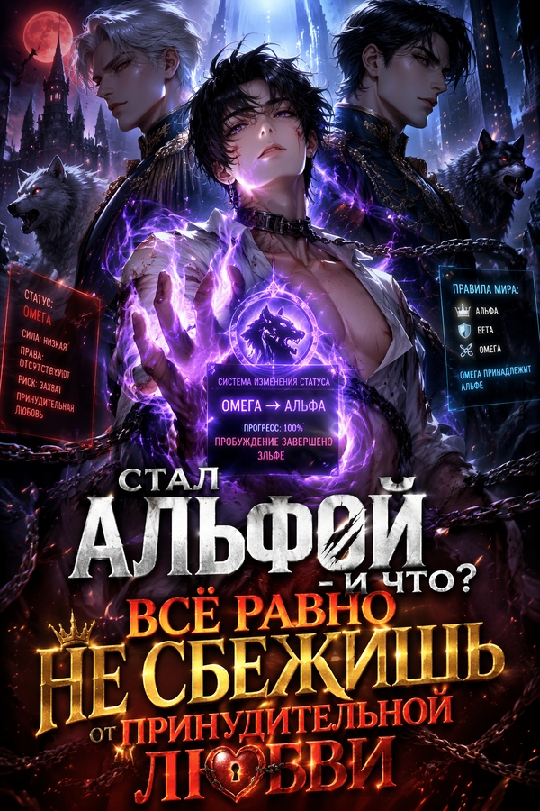 Стал альфой — и что? Всё равно не сбежишь от принудительной любви - обложка ранобэ читать онлайн