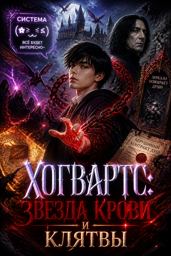 Хогвартс: Звезда крови и клятвы - обложка ранобэ читать онлайн