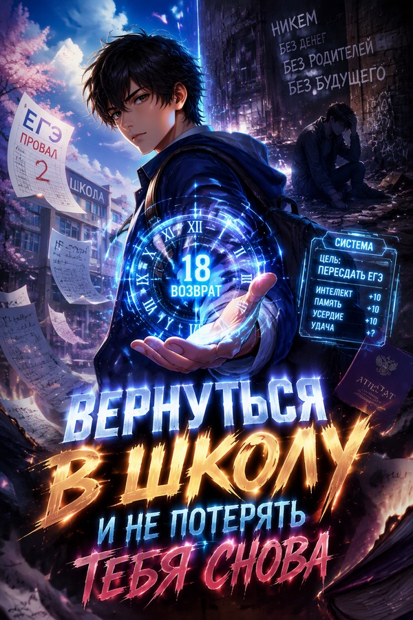 Вернуться в школу и не потерять тебя снова - обложка ранобэ читать онлайн