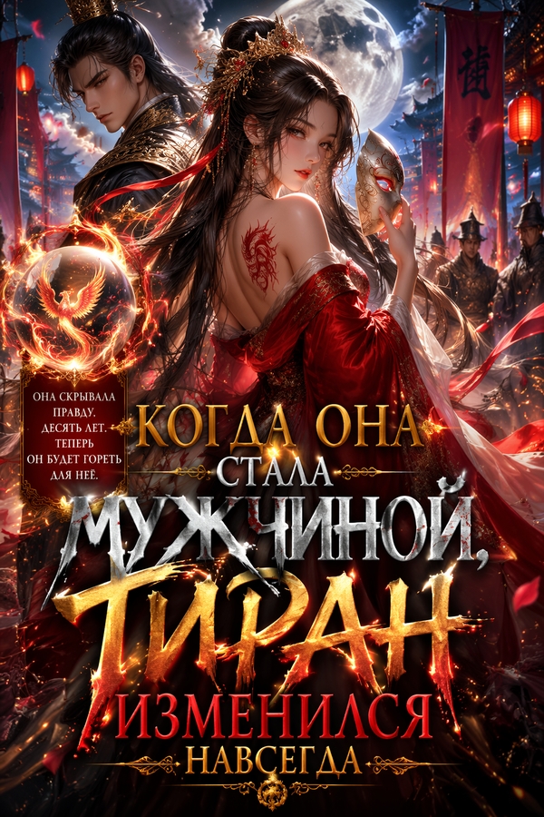 Когда она стала мужчиной, тиран изменился навсегда - обложка ранобэ читать онлайн
