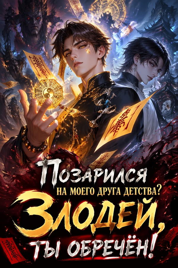 Позарился на моего друга детства? Злодей, ты обречён! - обложка ранобэ читать онлайн