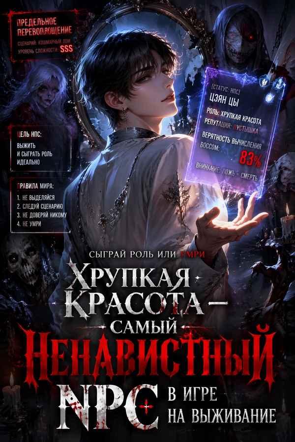Хрупкая красота — самый ненавистный NPC в игре на выживание - обложка ранобэ читать онлайн