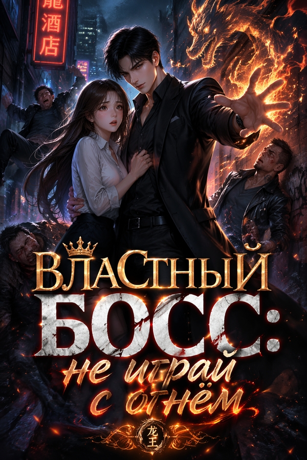 Властный босс: не играй с огнём - обложка ранобэ читать онлайн