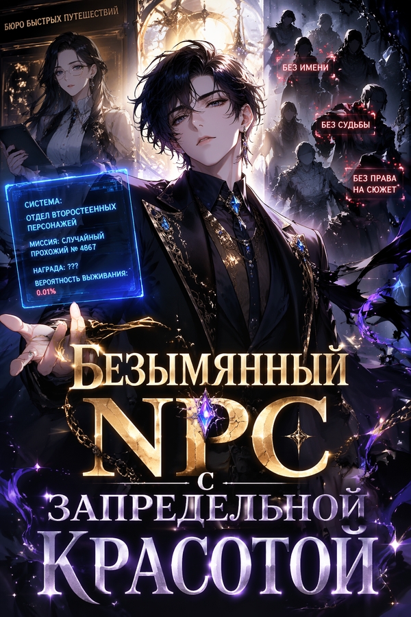 Безымянный NPC с запредельной красотой - обложка ранобэ читать онлайн