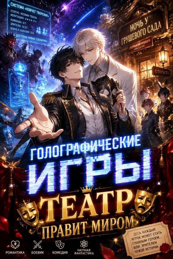 Голографические игры: Театр правит миром - обложка ранобэ читать онлайн