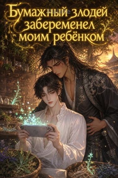 Бумажный злодей забеременел моим ребёнком - обложка ранобэ читать онлайн