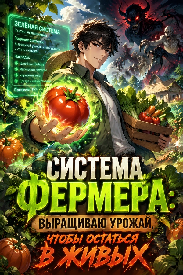 Система фермера: выращиваю урожай, чтобы остаться в живых - обложка ранобэ читать онлайн